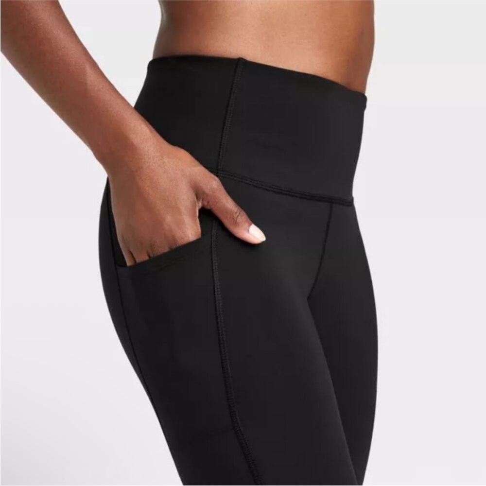 all in motion Black Boot-Cut Flare Workout Pants - Picture 2 of 5